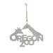 Stainless Steel Oregon Zoo Giraffe Christmas Ornament