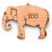 Wood Christmas Ornament Oregon Zoo Elephant 