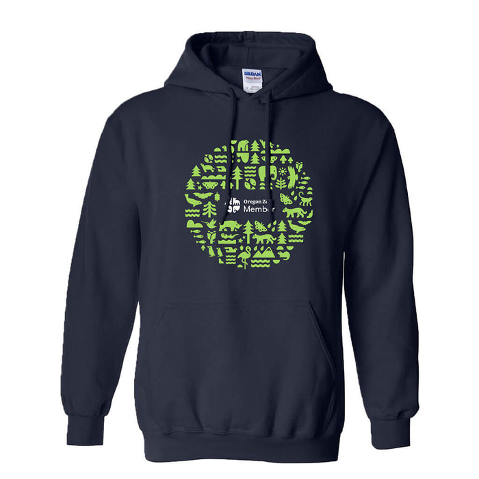 Oregon Zoo Member Logo Hooded Sweatshirt
