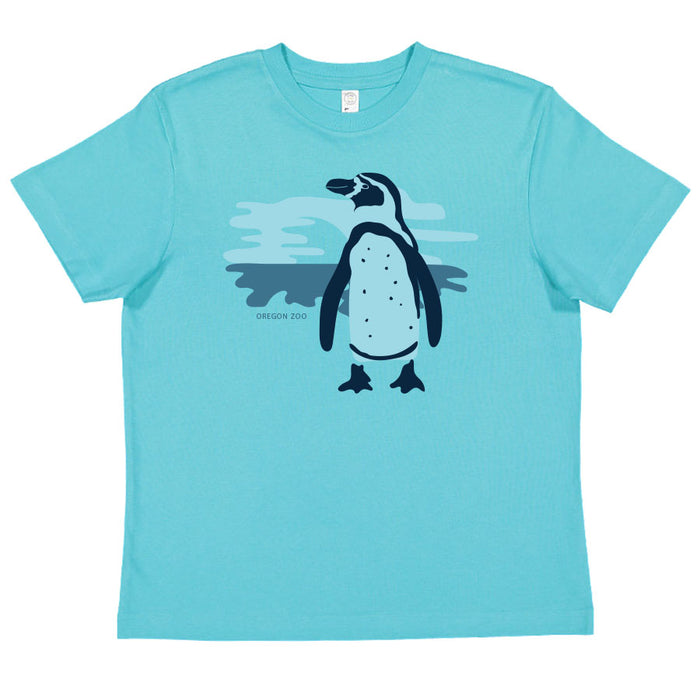 Youth Penguin Eco Tee - Oregon Zoo