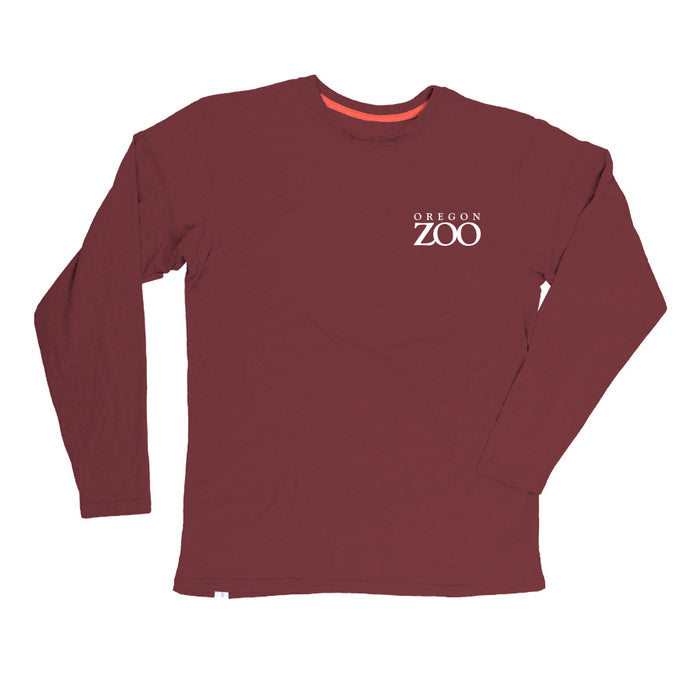 Adult Oregon Zoo Logo Long Sleeve T-Shirt