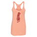 Brevard Zoo Ladies Lion Scoop Tank Salmon color