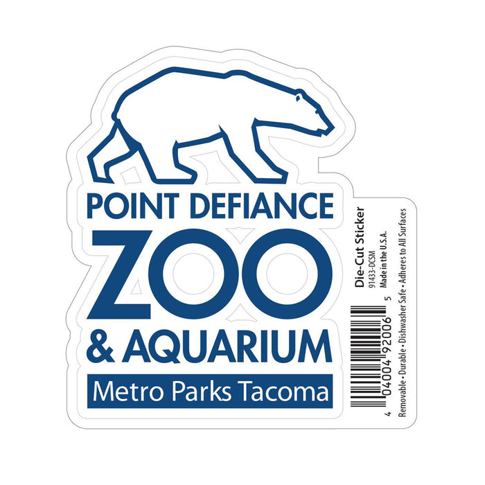 Point Defiance Zoo & Aquarium Logo Sticker