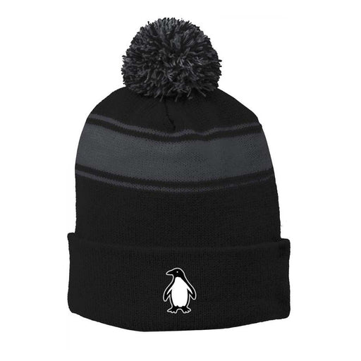 Embroidered Pom Pom Penguin Beanie