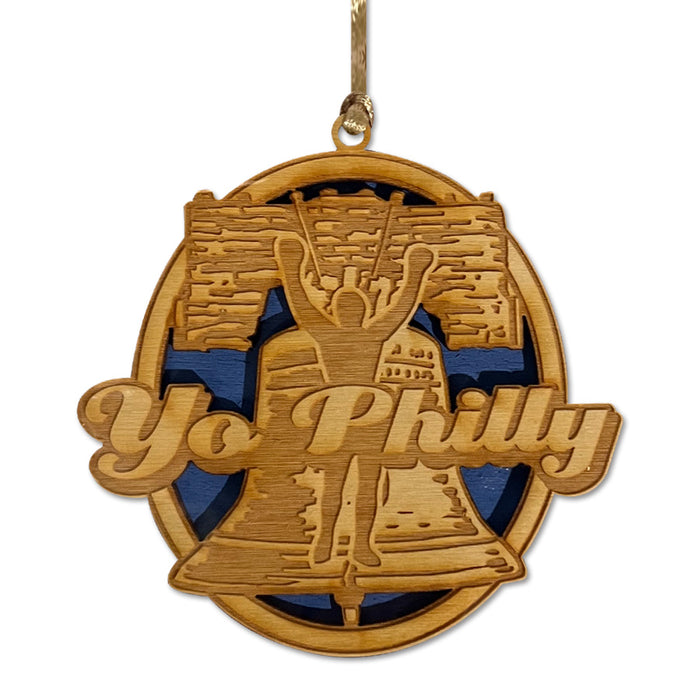 Rocky Wood Ornament
