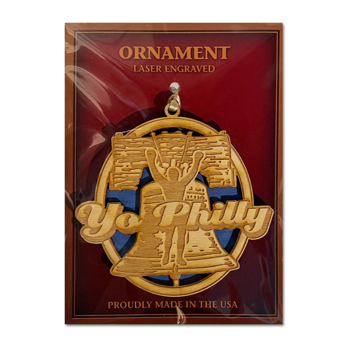 Rocky Wood Ornament