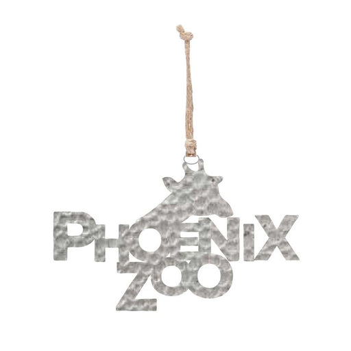 Stainless Steel Phoenix Zoo Giraffe Christmas Ornament