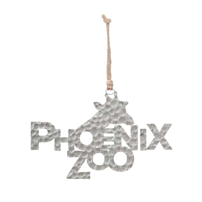 Stainless Steel Phoenix Zoo Giraffe Christmas Ornament