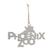 Stainless Steel Phoenix Zoo Giraffe Christmas Ornament