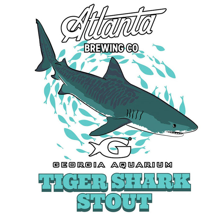 Tiger Shark Stout Pint - Georgia Aquarium Logo