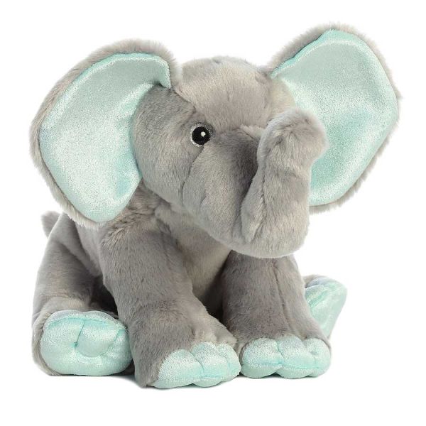 Plush Eco-Friendly Elephant w/ Mint Ears