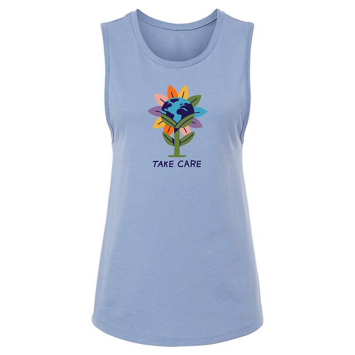 Ladies Take Care Pride Tank Top Shirt
