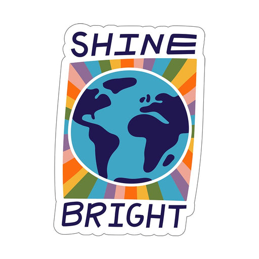 Shine Bright Rainbow Vinyl Sticker