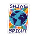 Shine Bright Rainbow Vinyl Sticker