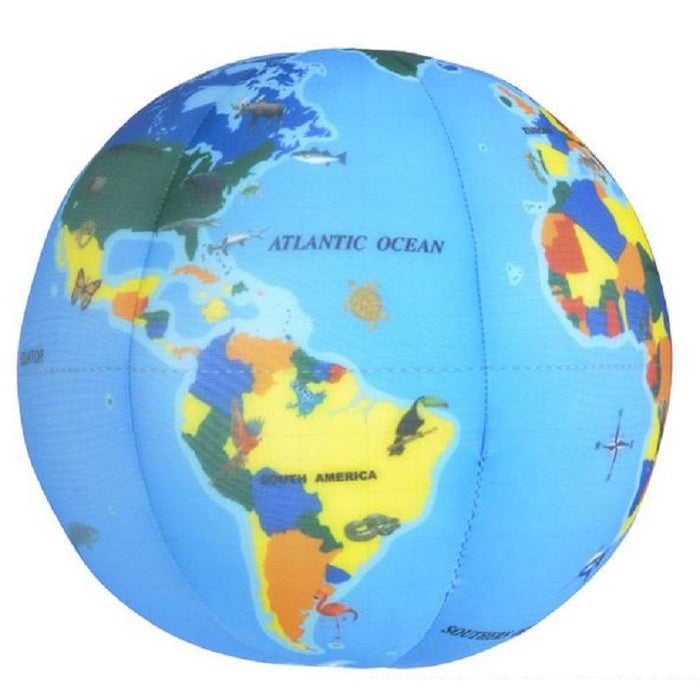 Printed Plush Planet Earth Ball