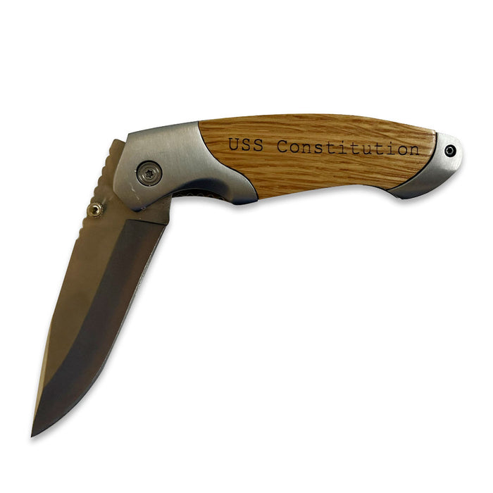 USS Constitution Wood Handled Knives