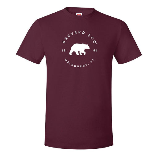 Brevard Zoo Florida Logo Black Bear T-Shirt