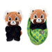Swaddle Babies Blanket and Red Panda Plush Stuffed Animal