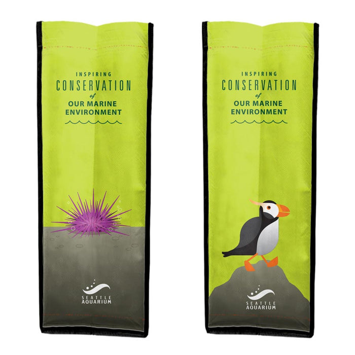 Seattle Aquarium Large Reusable Bag