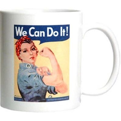 Rosie the Riveter Ceramic Coffee Mug