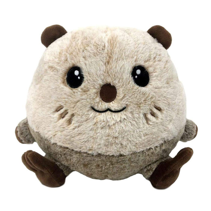 Round Fat Cute Sea Otter Stuffed Animal Plush