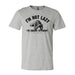 The Reid Park Zoo Energy Efficient Sloth T-Shirt is a gray online exclusive featuring a relaxed sloth and the text: IM NOT LAZY, IM ENERGY EFFICIENT – REID PARK ZOO.