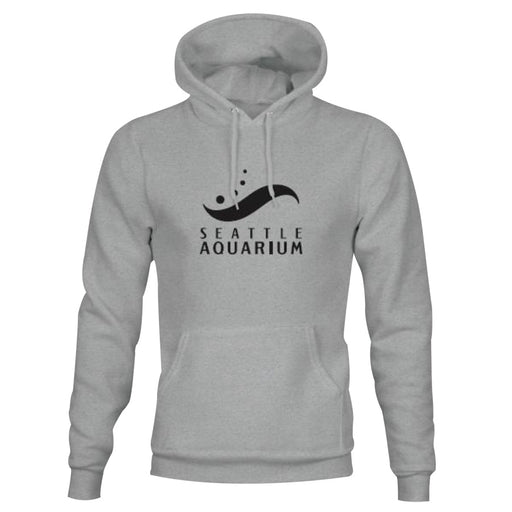 Seattle Aquarium Logo Fleece Mens Hooded Sweatshirt