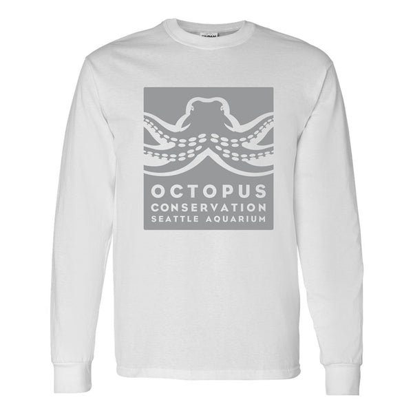 Seattle Aquarium Octopus Conservation Long Sleeved T-Shirt