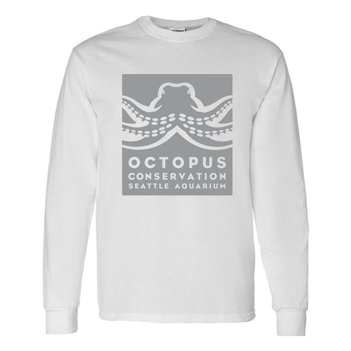 Seattle Aquarium Octopus Conservation Long Sleeved T-Shirt