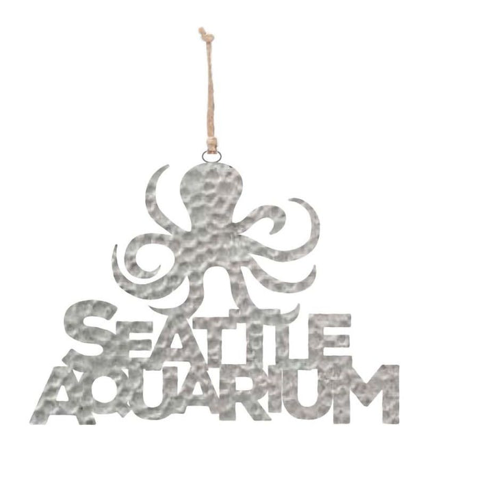 Stainless Steel Seattle Aquarium Octopus Christmas Ornament 