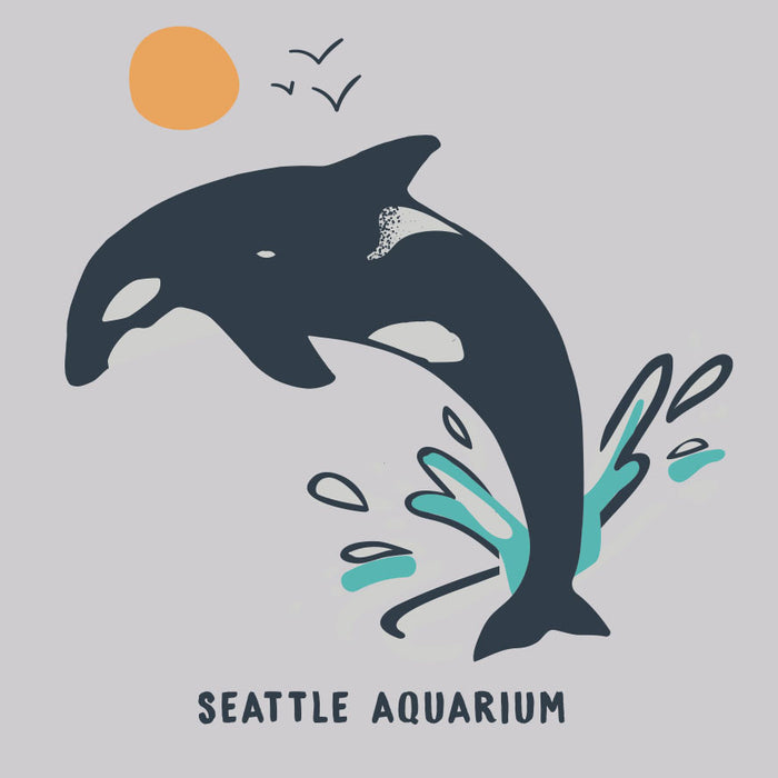 Youth Orca Logo Hooded Sweatshirt - Seattle Aquarium