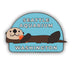 Souvenir Sea Otter Lapel Pin - Seattle Aquarium Logo
