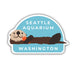 Souvenir Sea Otter Patch - Seattle Aquarium Logo