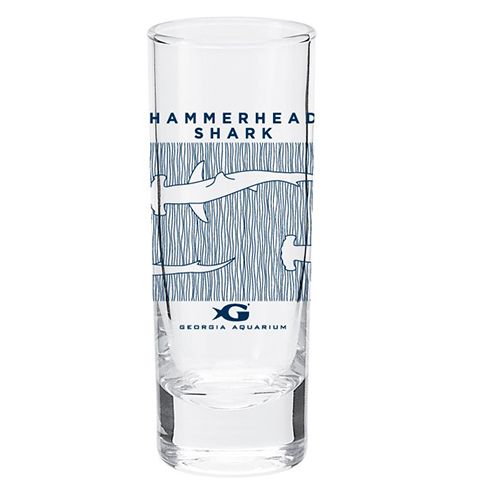 Hammerhead 3oz Shot Glass - Georgia Aquarium
