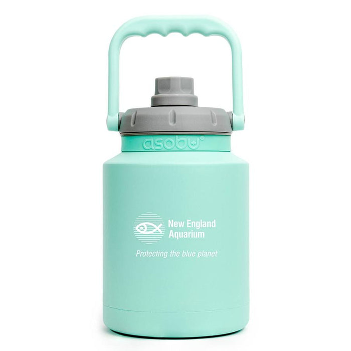 New England Aquarium Mint Travel Coffee Mug