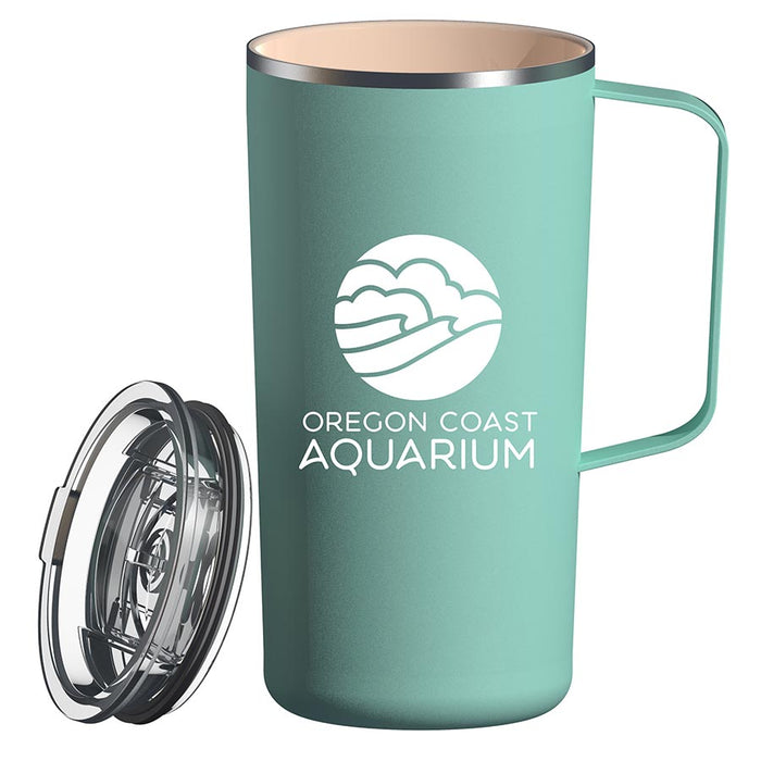 Oregon Coast Aquarium Logo Travel Coffee Mug