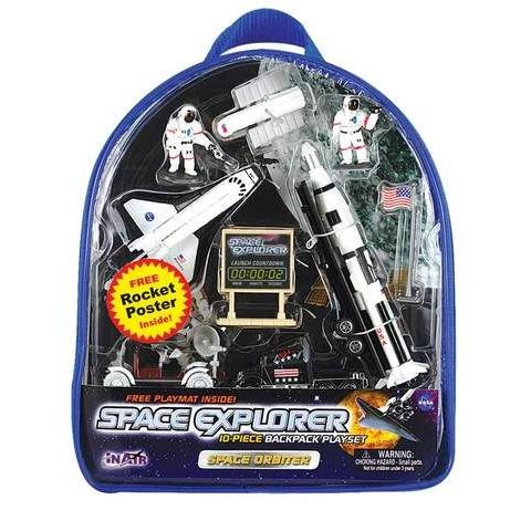 Space Shuttle Backpack Toy Playset