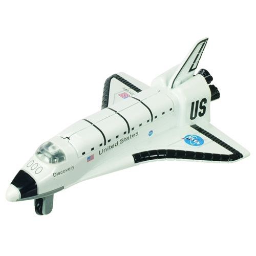 Diecast Light and Sound Pull Back NASA Space Shuttle