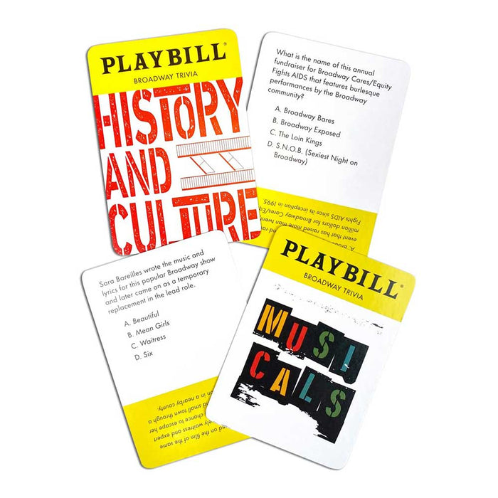 Playbill Broadway Trivia: 200 Questions for Fans of Musicals, Plays, and Theatre History