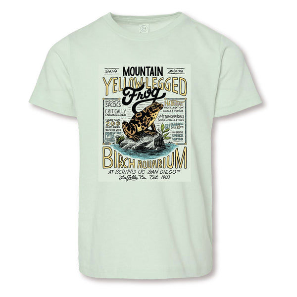 Birch Aquarium Mountain Yellow Frog Toddler T-Shirt