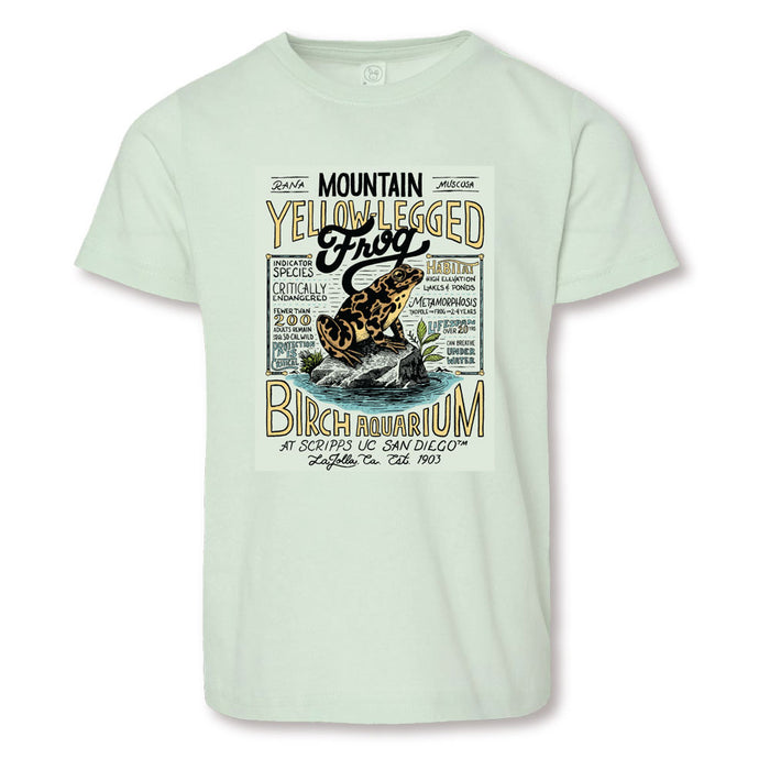 Birch Aquarium Mountain Yellow Frog Toddler T-Shirt