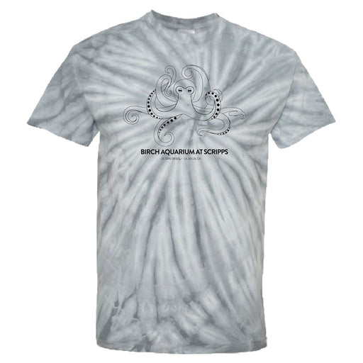 Birch Grey Tie-dye Octopus T-Shirt