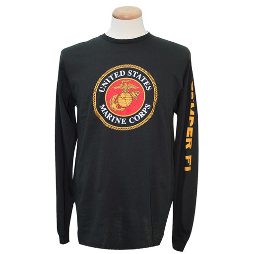 
Adult United States Marines Long Sleeve Clothing Logo Tee Shirt
