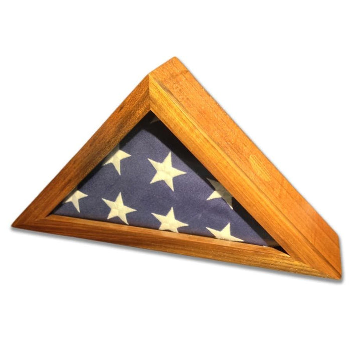 Flag Box Made out of USS IOWA Battleship Deck Wood