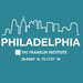 Ladies Franklin Institute Philadelphia Coordinates V-Neck Tee