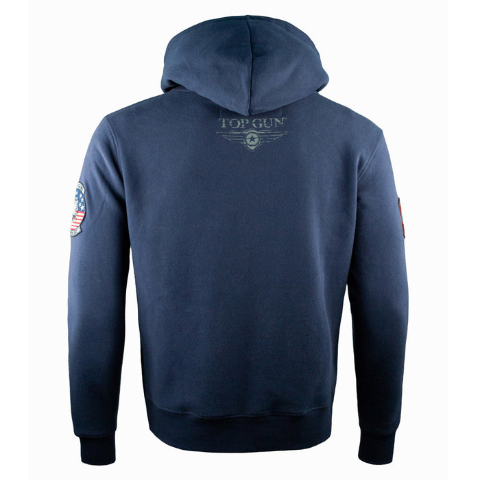 USS Midway Museum Top Gun Hoodie with Patches