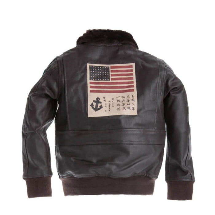 Top Gun Leather Aviator Youth Jacket