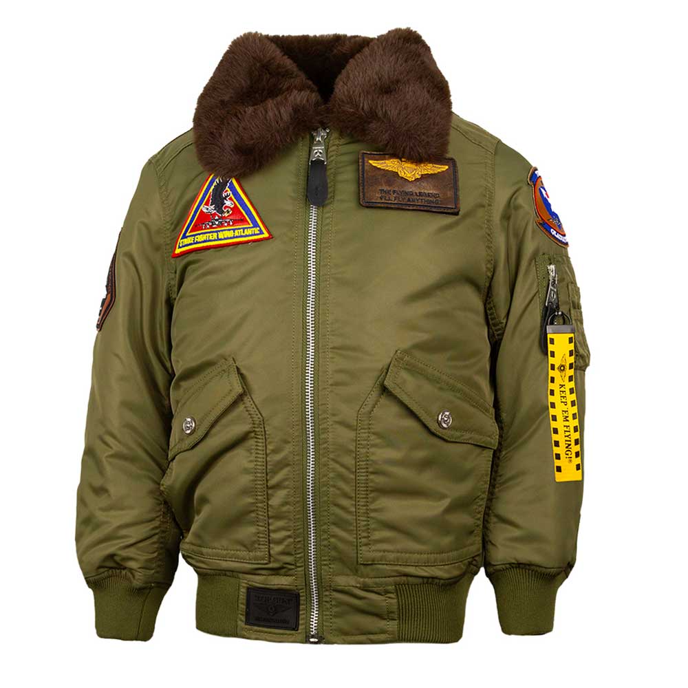 USS Midway Museum Bomber Youth Jacket — Muze Merch
