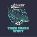 Tiger Shark Stout Zipper Fleece - Georgia Aquarium - Back View