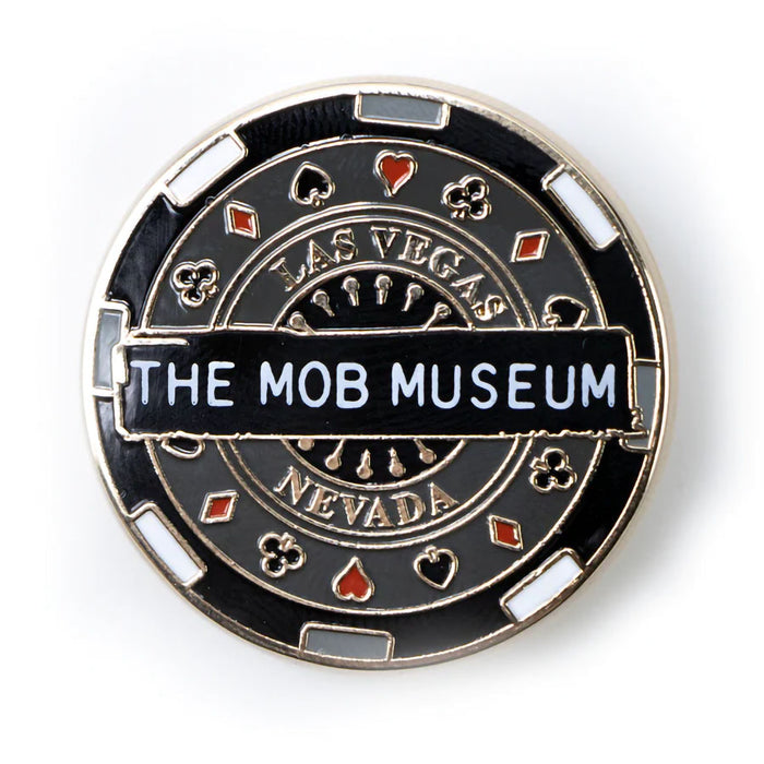 The Mob Museum Las Vegas Poker Chip Collectable Pin